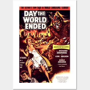 Classic Sci-Fi MOvie Poster - The Day the World Ended Posters and Art